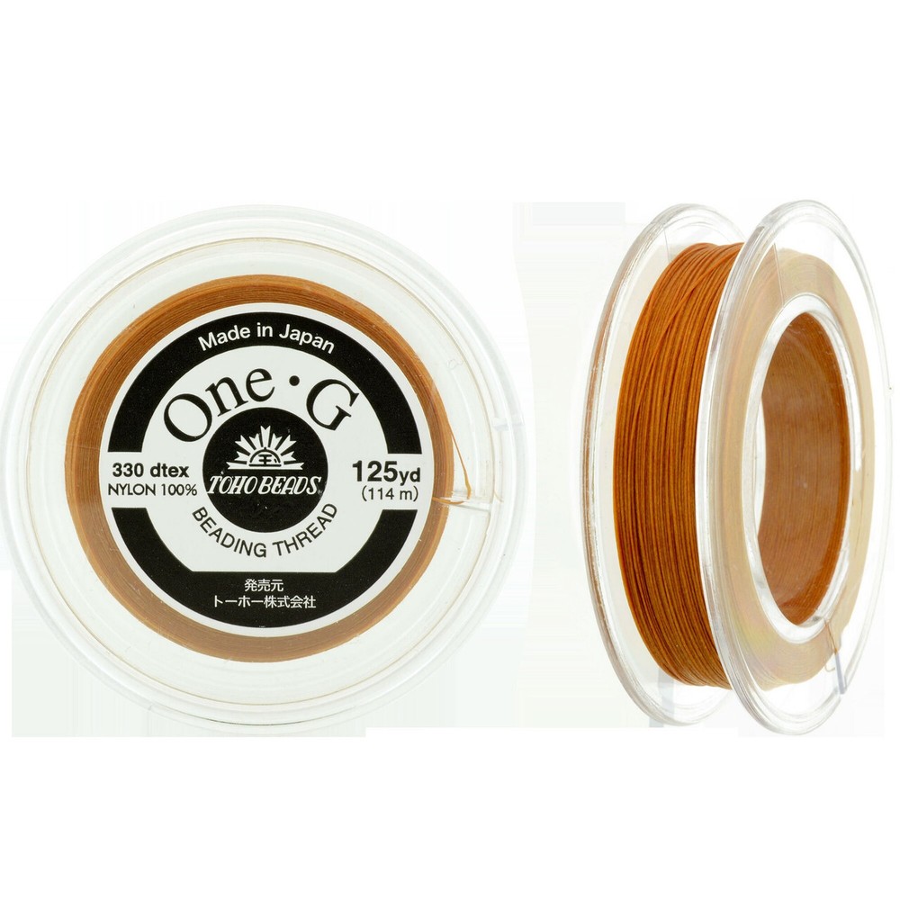 Orange One-G Toho Beading Thread 50/125/250yd