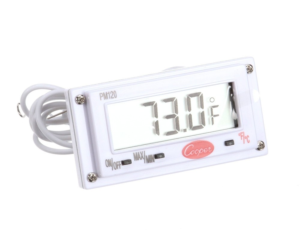 Cooper Digital Panel Thermometer 2.6 X 1.4, 1.5V Aa Bat