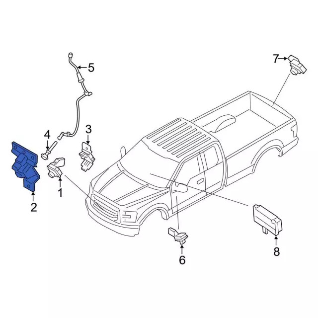 Genuine Ford Bracket GL3Z-19H421-A