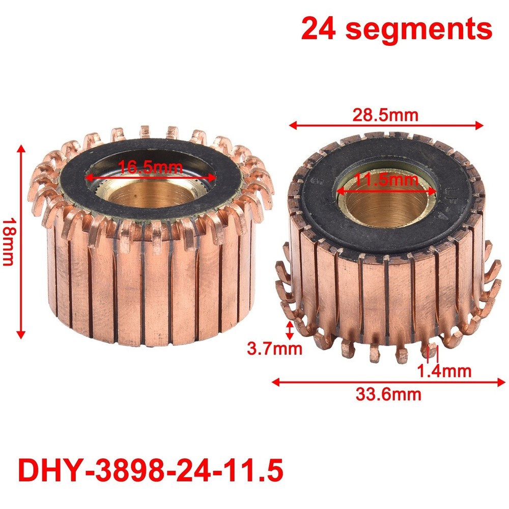 24P teeth electric motor commutator ensures smooth and efficient