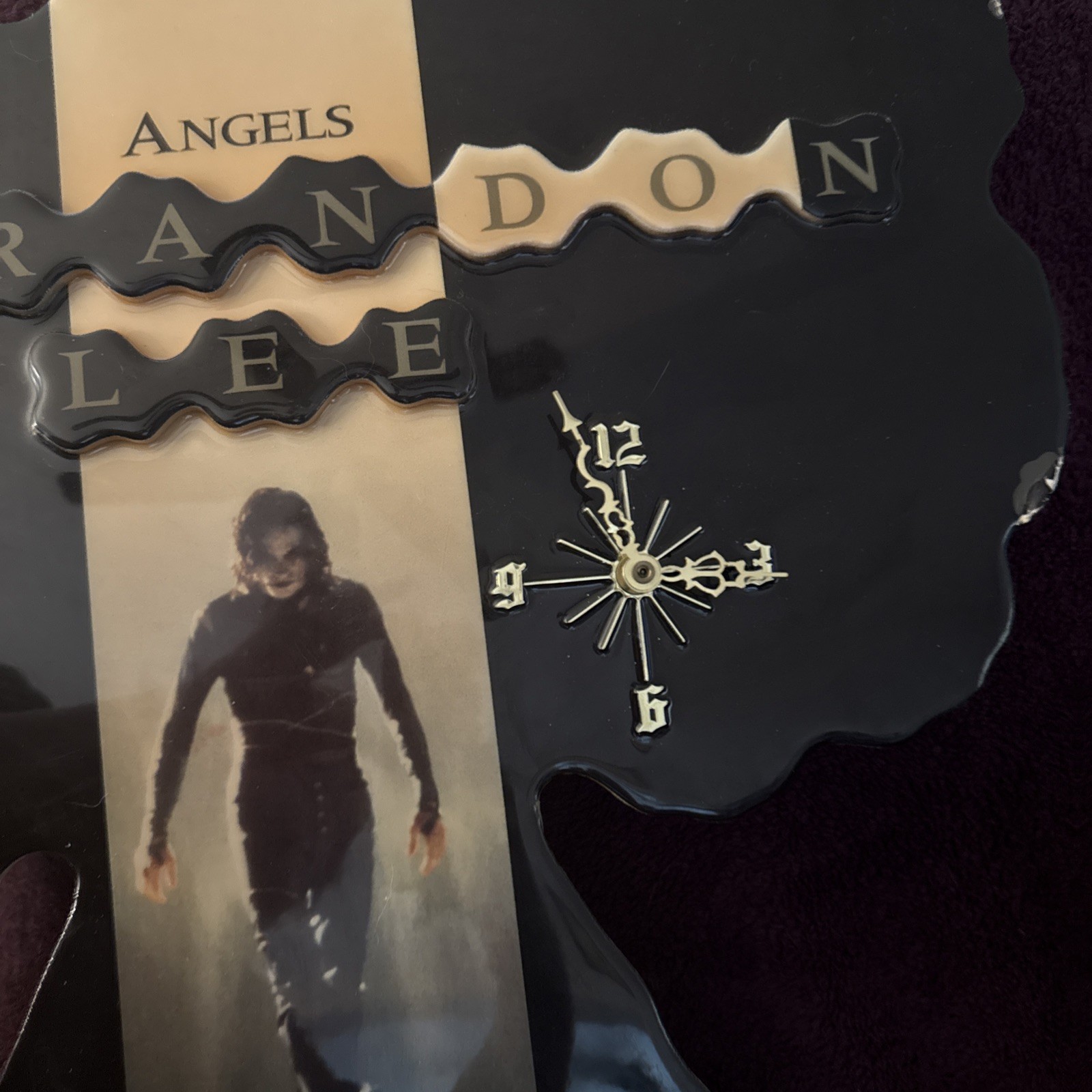 Vintage RARE! THE CROW B.Lee,Bel In Angels plastic top card board Poster Lg 28”￼