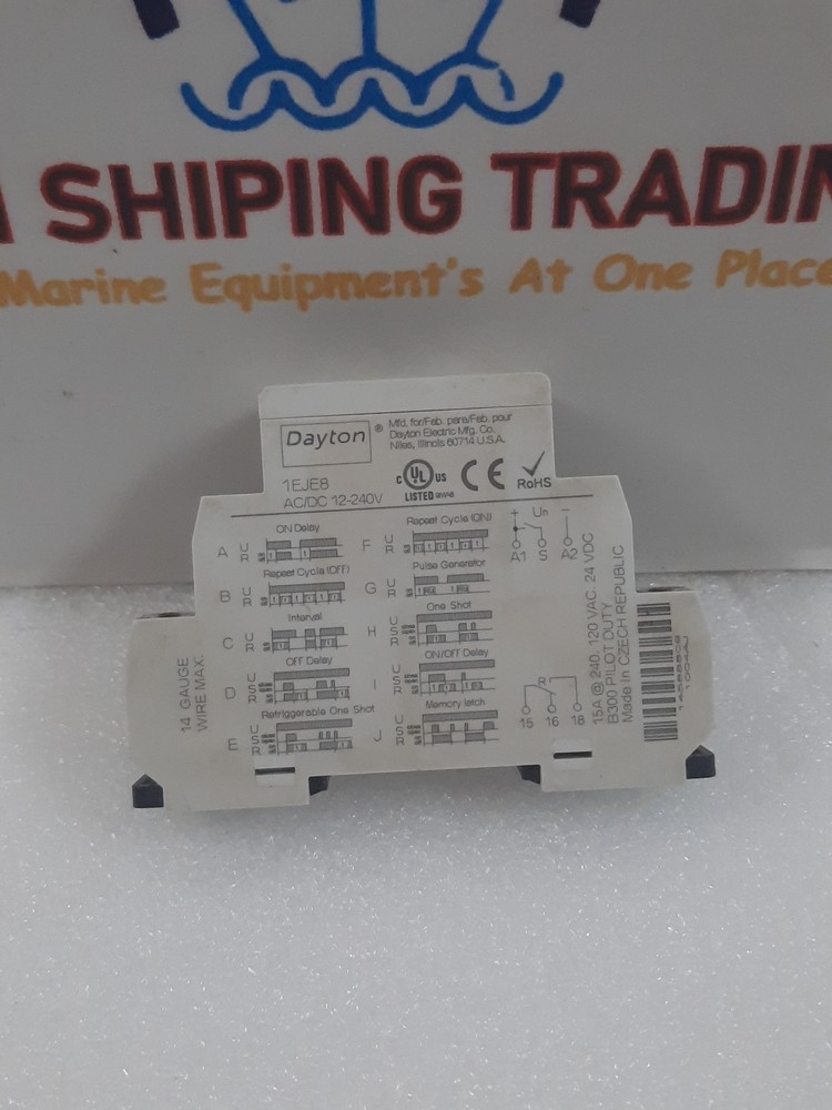 Dayton 1EJE8 Timer AC/DC 12-240V