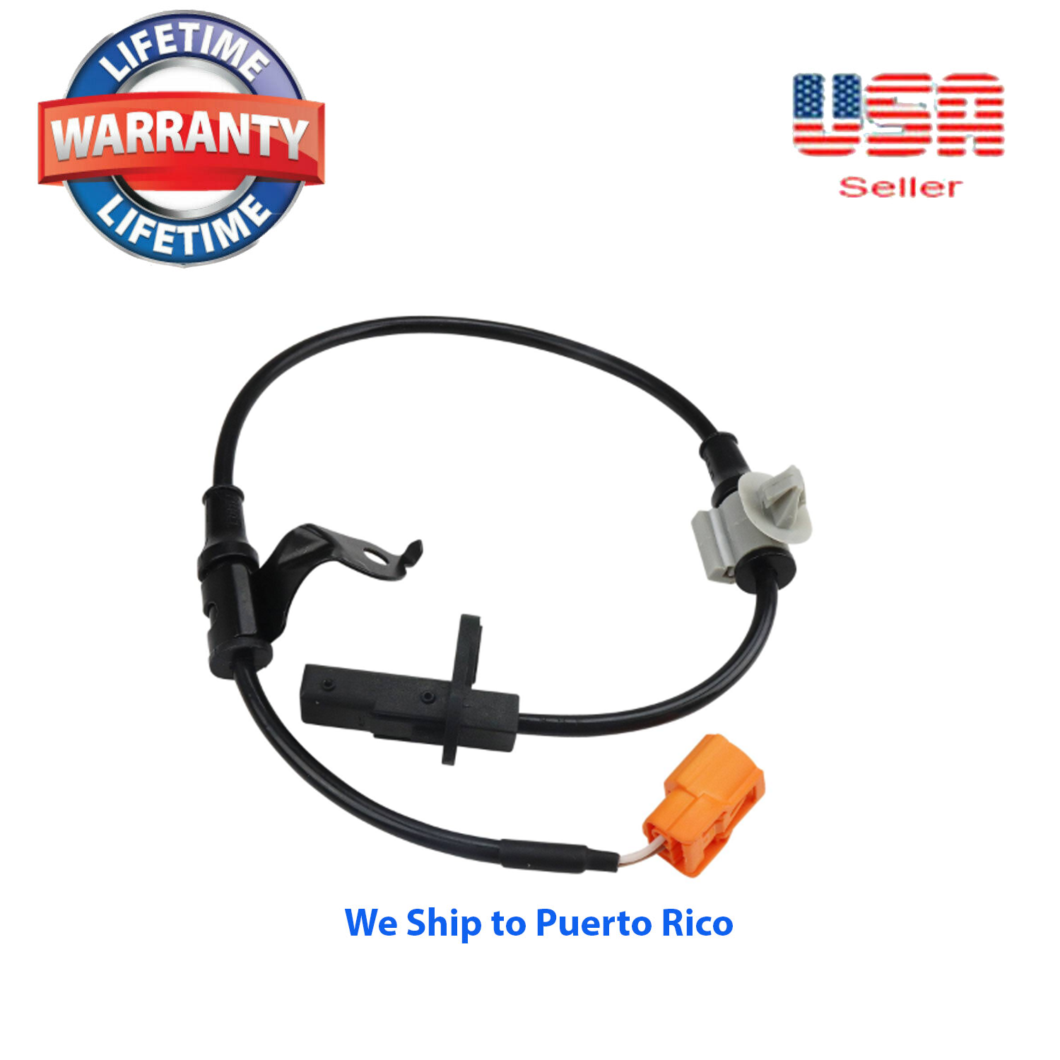 4 ABS Speed Sensor Front Rear & 4 Connectors Fit Accord 03-07 Sedan Built Japan