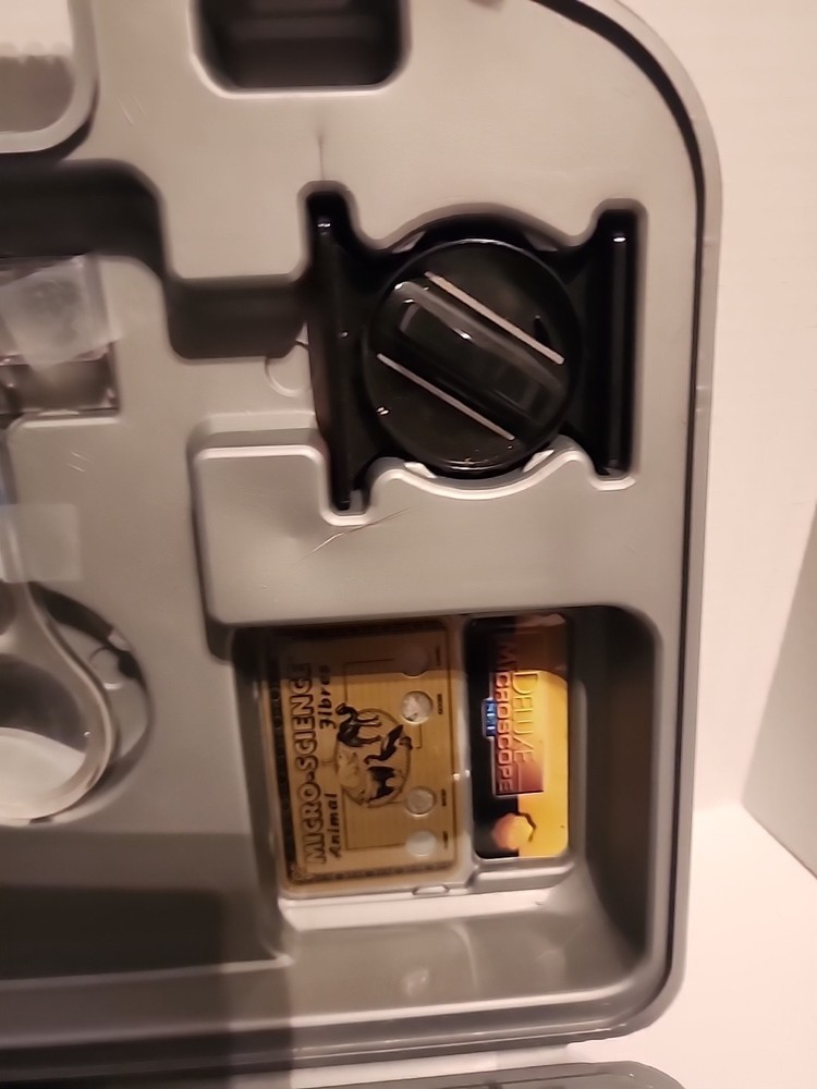 Micro Science Microscope Complete Set Deluxe With Carrying Case