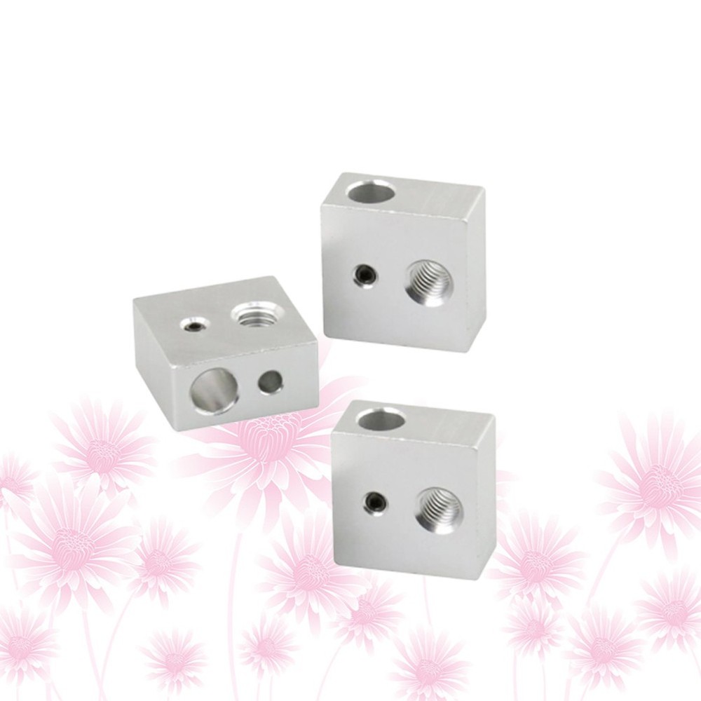 3 Pcs Printer Accessories Aluminum Heating Block Heater Compatible
