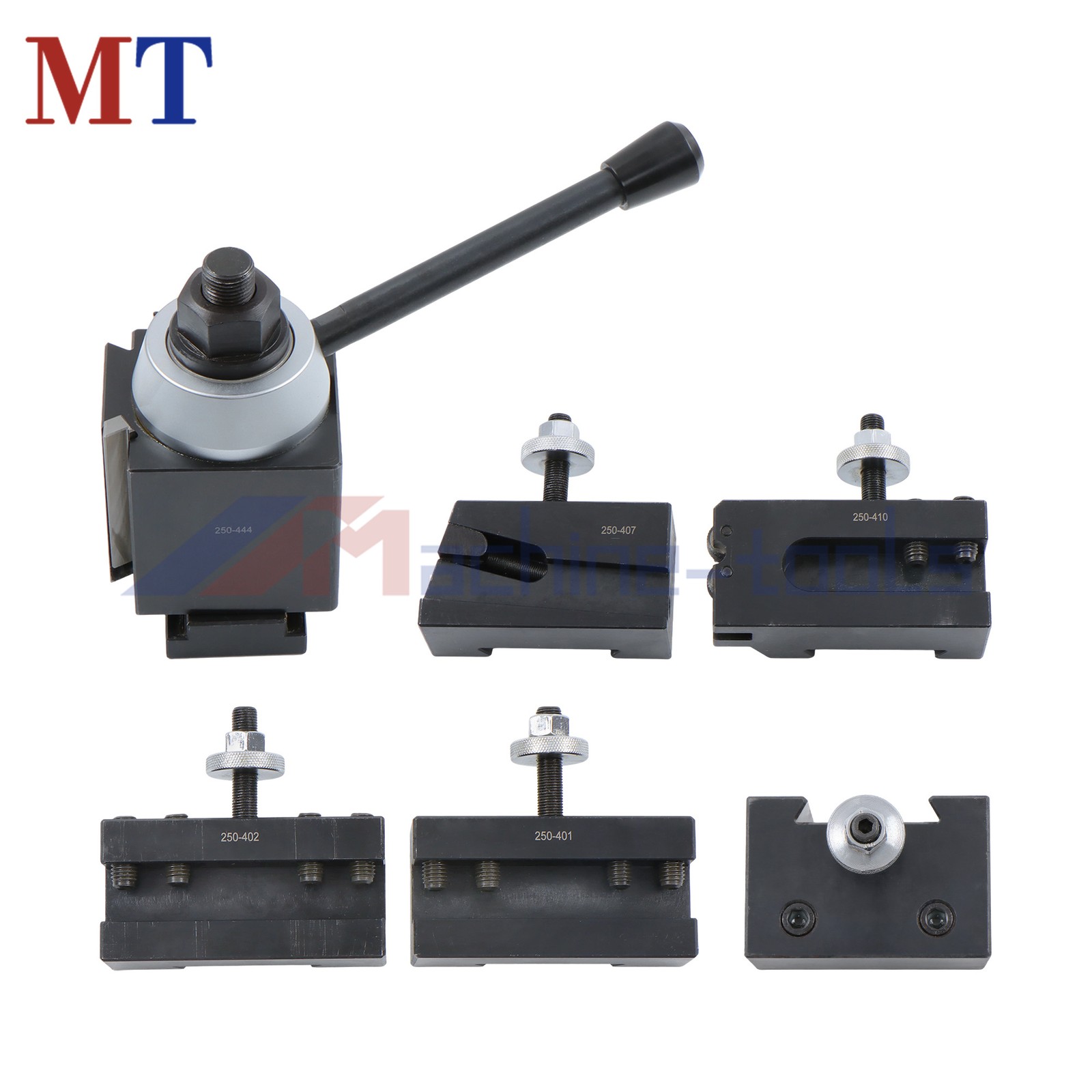 Quick Change Tool Post CA 250-444 Wedge Design Fits 14-20 Inch Lathe Swing