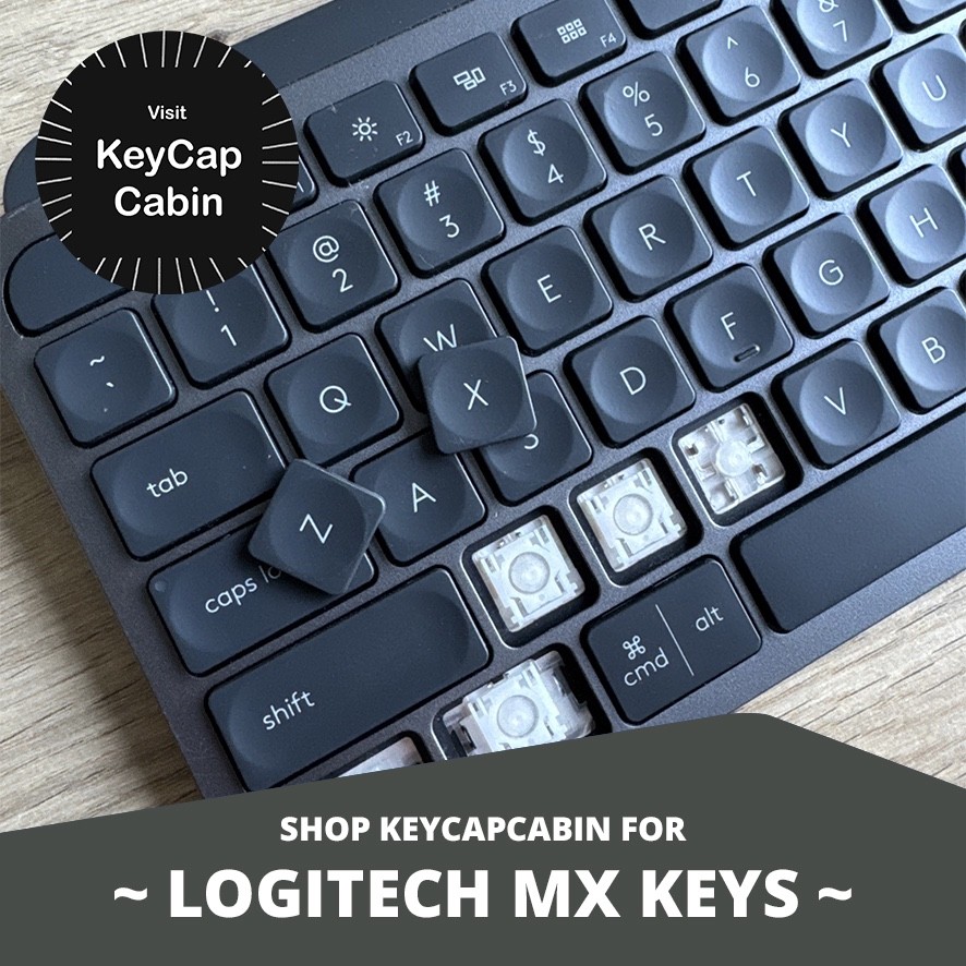 Logitech MX Keys Keyboard ~ Replacement Key & Switch Part ~ Graphite Not Keys S