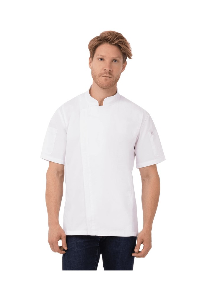 Chef Works mens Rochester Chef Coat Small White