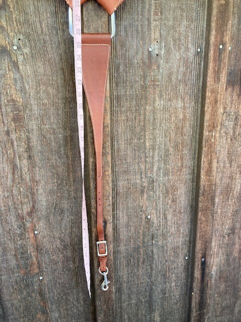 Leather Western Breast Collar Zebra Pattern