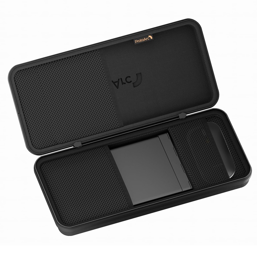 ProtoArc Travel Foldable Keyboard Case, Hard Shell Portable Keyboard...