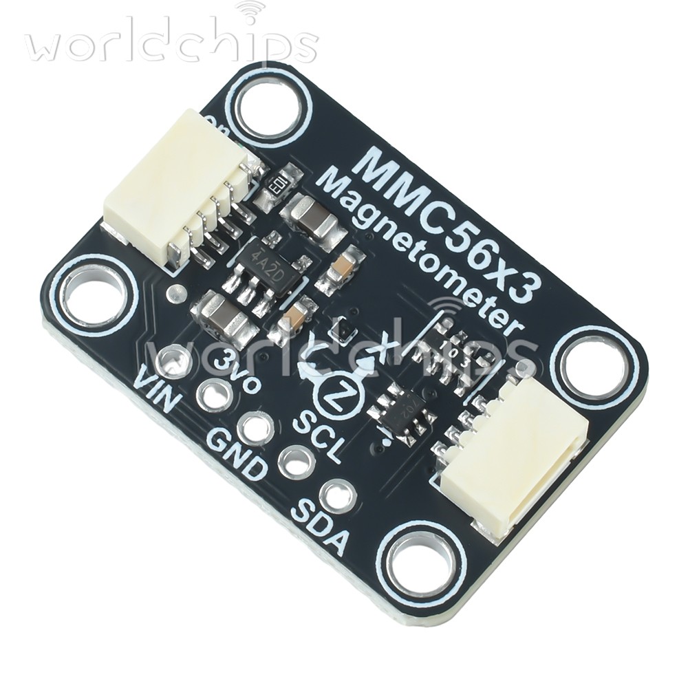 MMC5603 Three-axis Magnetometer Module Compatible with STEMMA QT/Qwiic interface