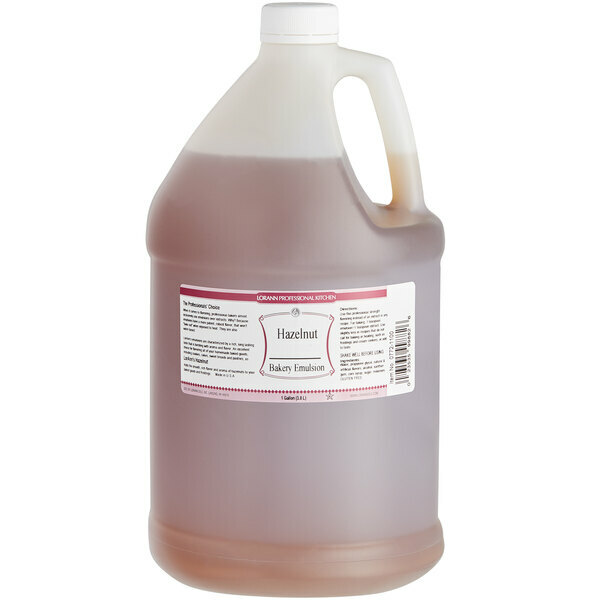 LorAnn Oils 1 Gallon Hazelnut Bakery Emulsion