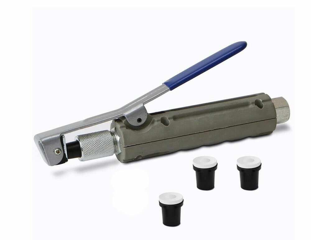 Abrasive Blaster Sandblaster Nozzle Gun w/ 3 Ceramic Tips Dead-Man Nozzle Gun