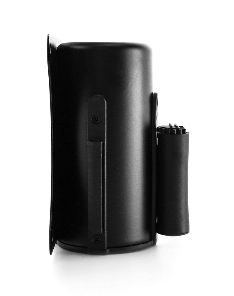 2-Pack Wall-Mounted Retractable Belt Barrier | 10’ Black Crowd Control Queue Set