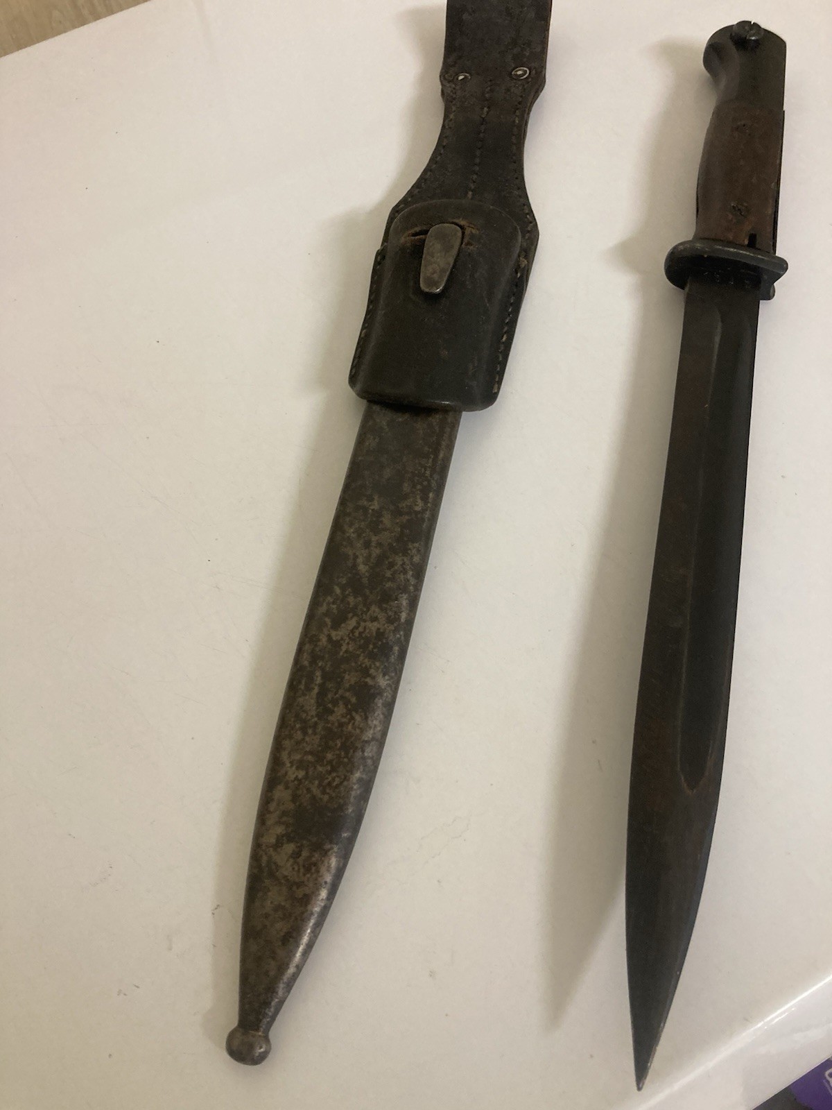 German K98 Bayonet With Frog