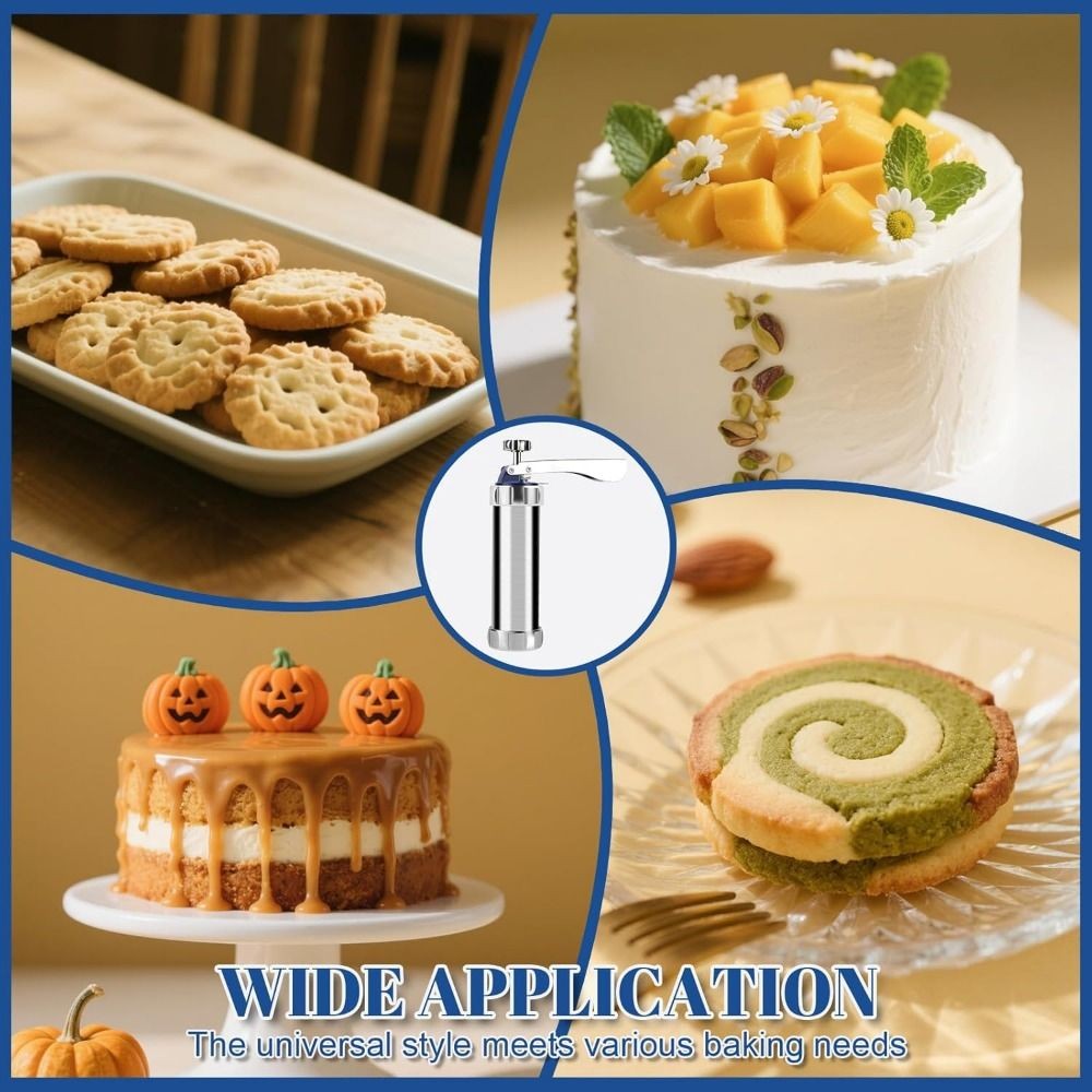Simple operation Cookie Press Kit Spritz Cookie Maker Kit DIY Biscuit Making