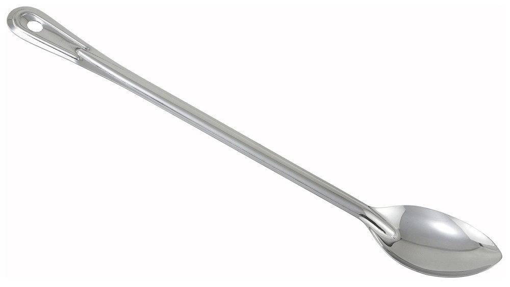 Winco Prime One-piece S/S 21" Solid Basting Spoon, NSF (12 Each)