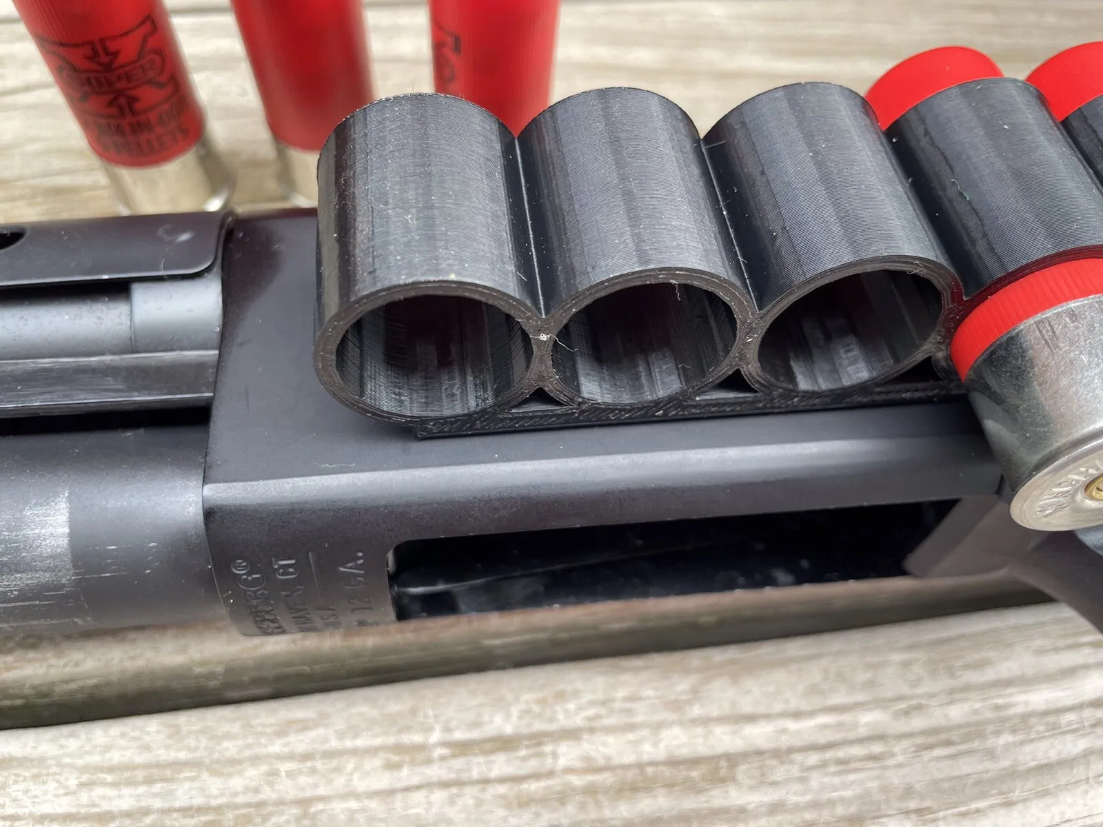 Shotgun Flex Side Saddle fits SHOCKWAVE Mossberg 88 500 590 12 ga Shell Holder 