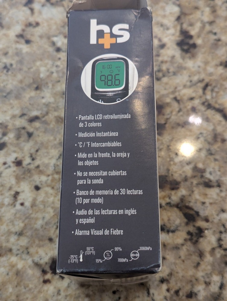 HealthSmart Talking Infrared Ear & Forehead Thermometer