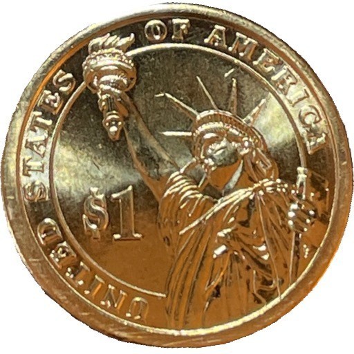 2008 James Monroe Presidential Dollar From D Mint Roll