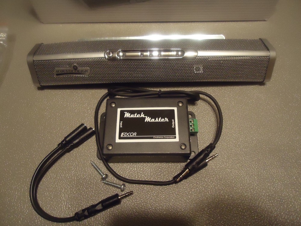 Acoustic Magic Voice Tracker II Array Microphone with Edcor ModelS2M Match Maker