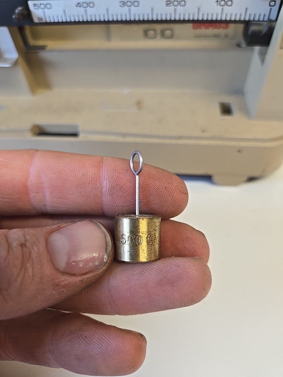 OHAUS Model 10-10 Reloading Balance Beam Scale (In Original Box)