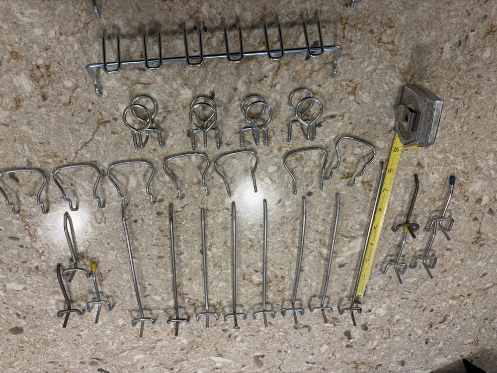 Pegboard Accessories for Organizing Tools in Workshop, Garage