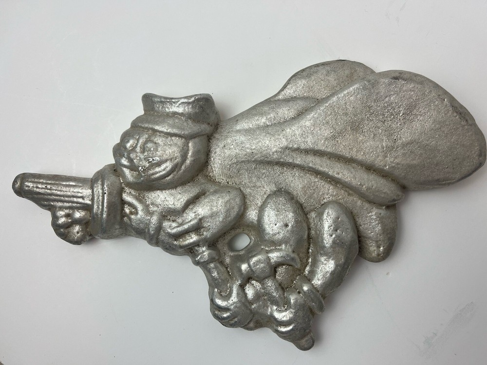 💥Vintage WW2 Aluminum Seabees Logo 3D War Bees Worker Bees Nice! 1 Day Ship!👍