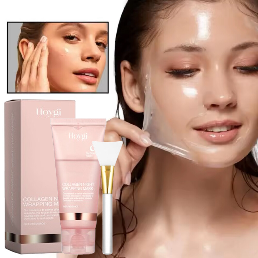 Collagen Overnight Wrapping Mask KOREAN GLASS SKIN ROUTINE Elasticity Hydration