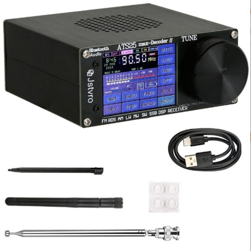 ATS-25max-Decoder2 Si4732 Full-Band Radio Receiver CW RTTY FT4 FT8 LSB SW LNA