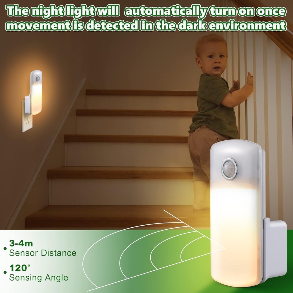Emergency Power Failure Night Lights with Motion Sensor