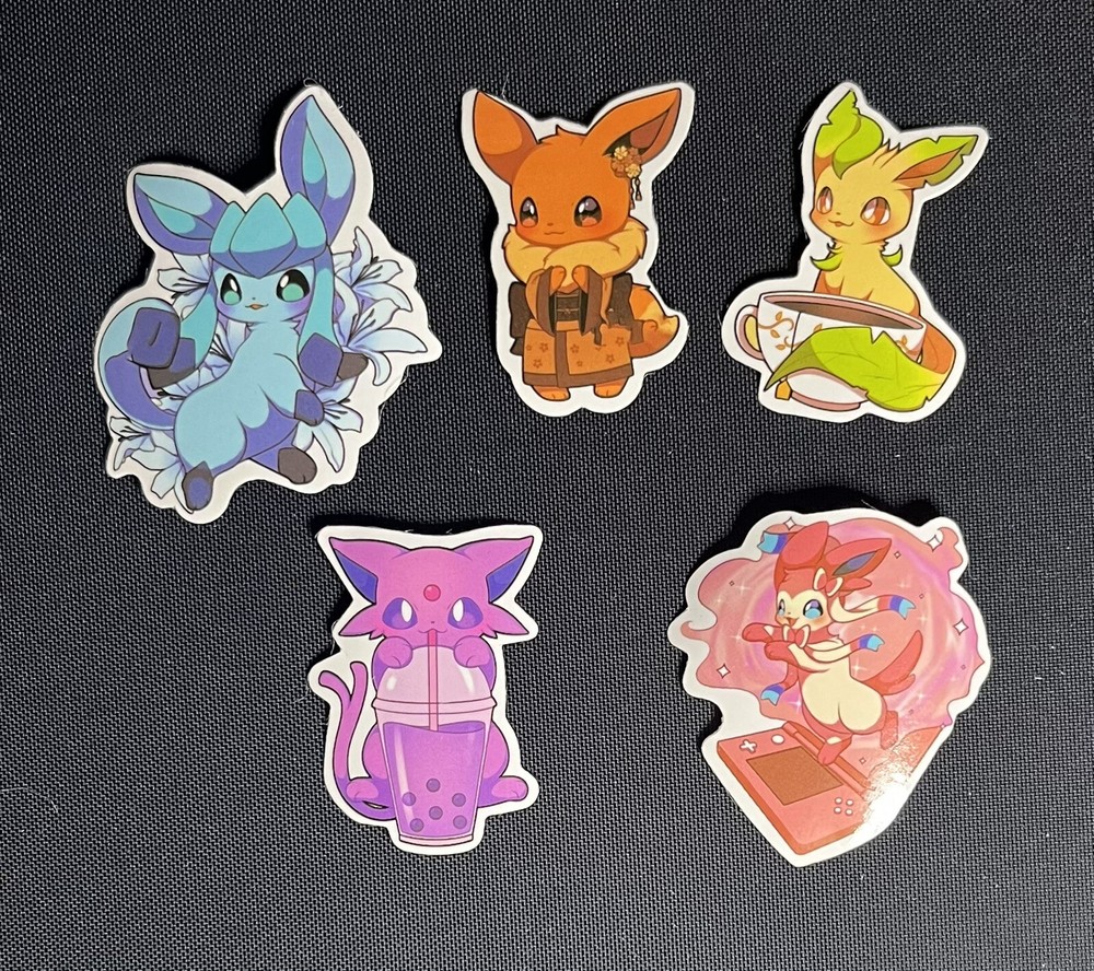 Pokemon Eevee Mini Sticker Bundle A2
