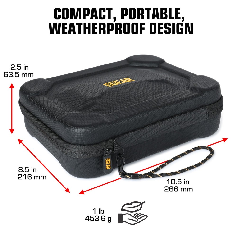 XL Semi Hard Shell Dart Case Storage Protective for 15 Piece Dart Set, Tips,...