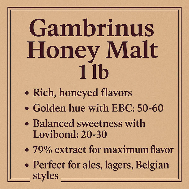 Gambrinus Gambrinus Honey Malt 1 lb