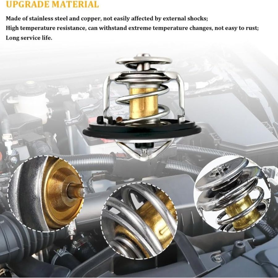 High Performance Automotive Replacement Engine Thermostat with Gasket, Auto Engi