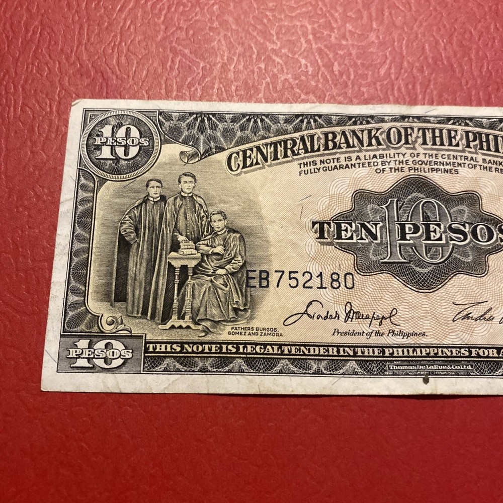 Philippines- 10 Pesos- 1949