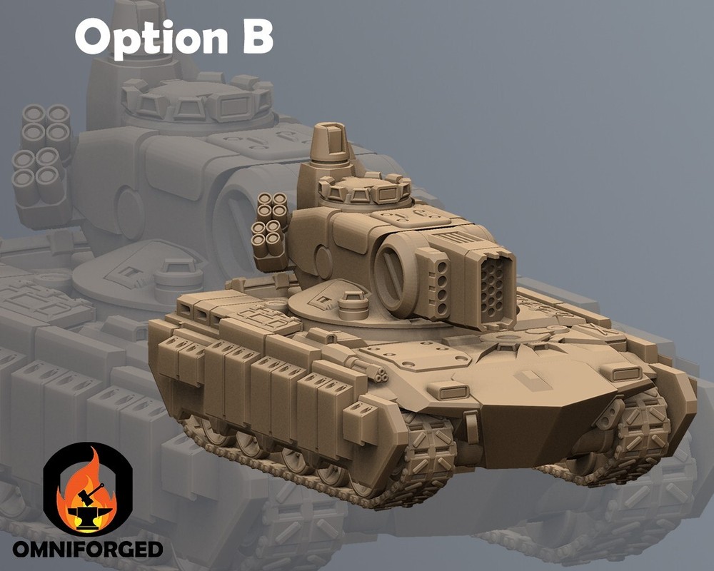 Buldogi Tank Mini Mech Miniature Compatible with Battletech