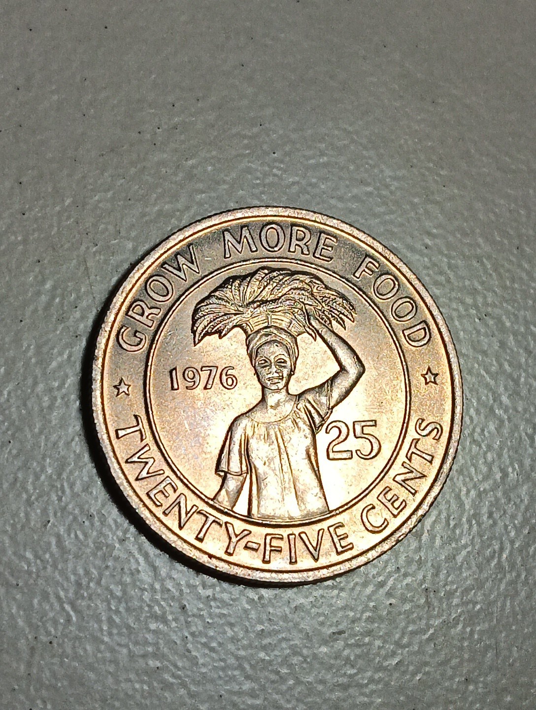 1976 Liberia 25 Cents Coin (KM.# 30 )