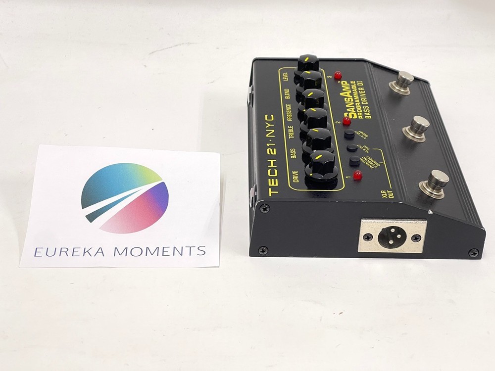 Tech 21 Sansamp Programmable Bass Driver DI 3-ch Used