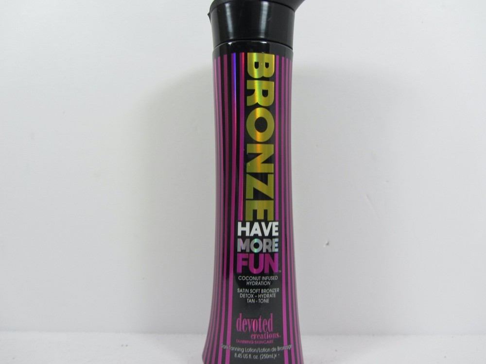 DEVOTED CREATIONS BRONZE HAVE MORE FUN SATIN SOFT BRONZER TANNING LOTION