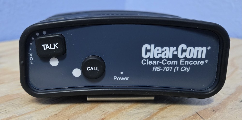 CLEAR-COM RS-701 ( 1 CH ) W/INTERCOM HEADSET (INV05 - BINA001B)