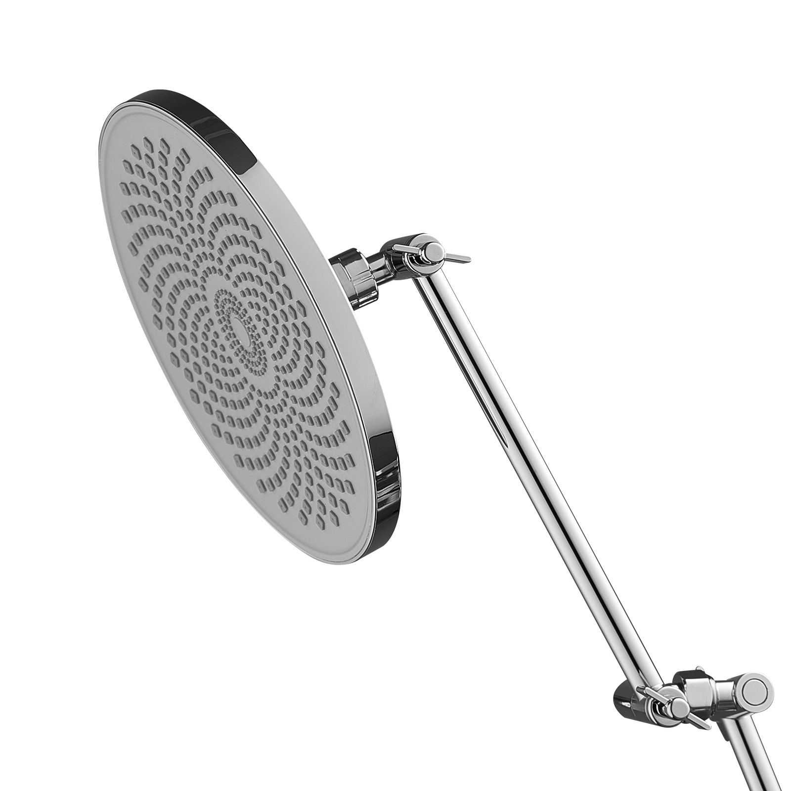 Shower Head Extension Arm Extender 11 in Adjustable Angle Height G1/2 Universal