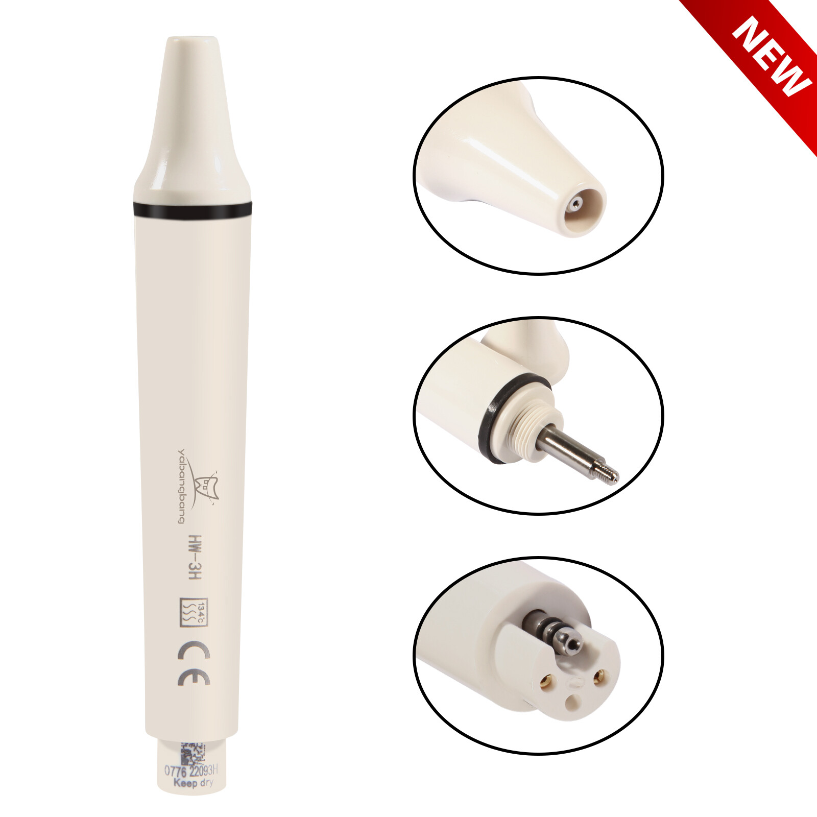 Dental Ultrasonic Piezo Scaler Handpiece fit For EMS WOODPECKER type Tips 135℃