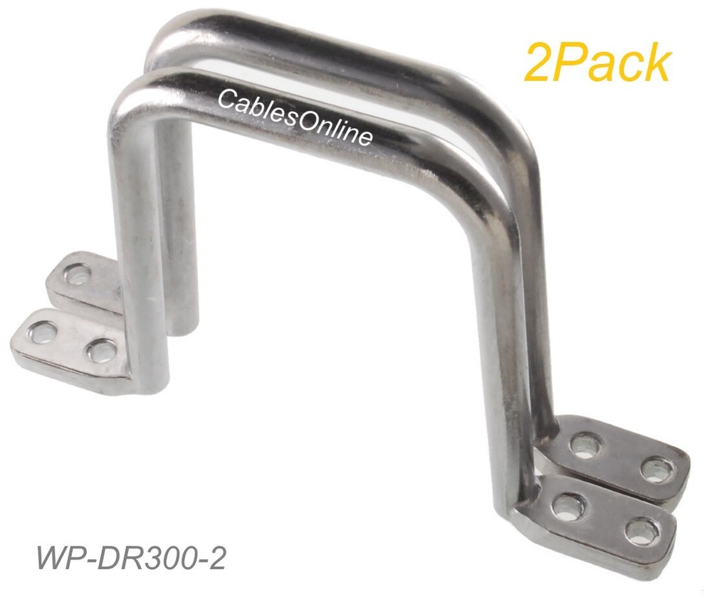 2-Pack Cable Distribution D-Ring, 3-1/8" Wide x 3-3/8" Deep, WP-DR300-2