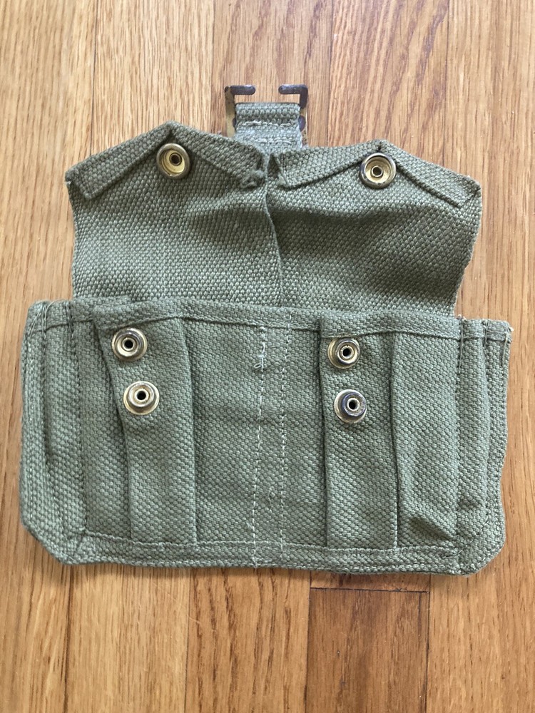 WWII P37 Canada Canvas Double Ammo Pouch