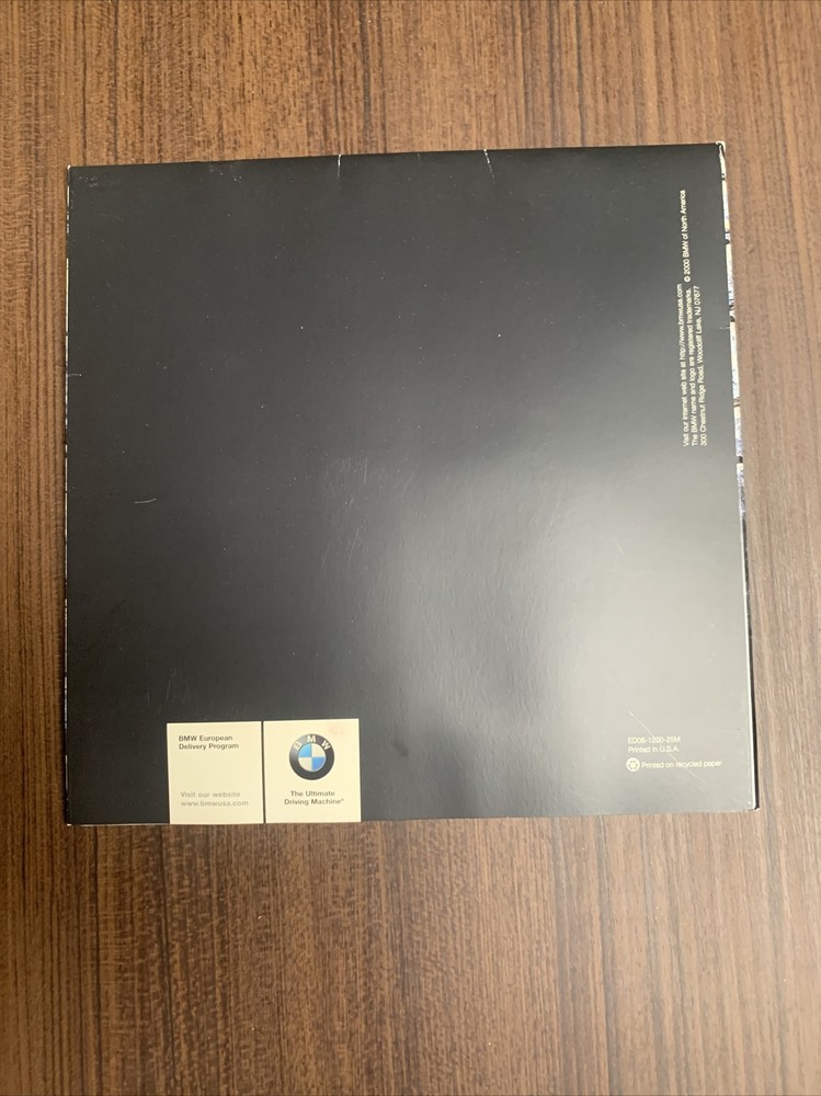 2000 BMW European Delivery Program Brochure
