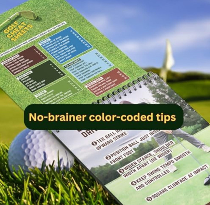 The OFFICIAL: Golf Cheat Sheets 175+ Essential Tips for 36 different shots.