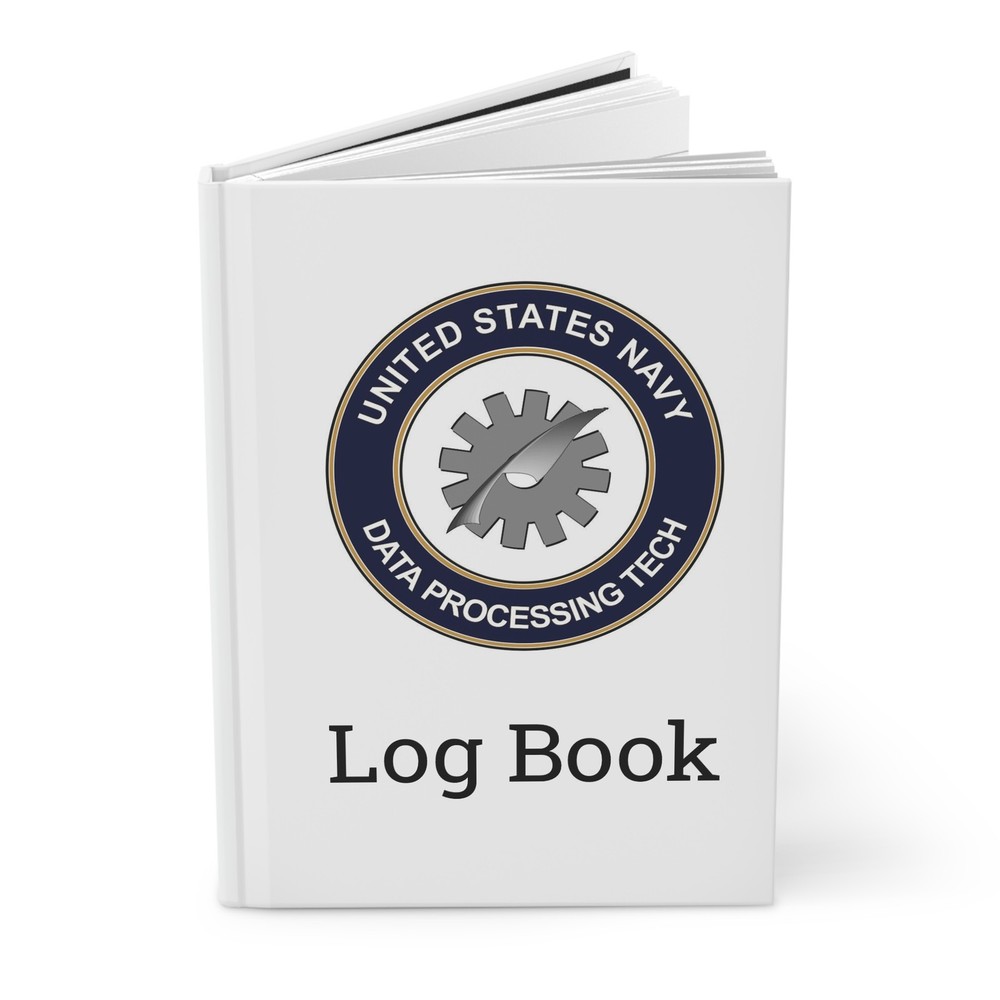 US Navy Data Processing Technician Rating Log Book DP Emblem Journal