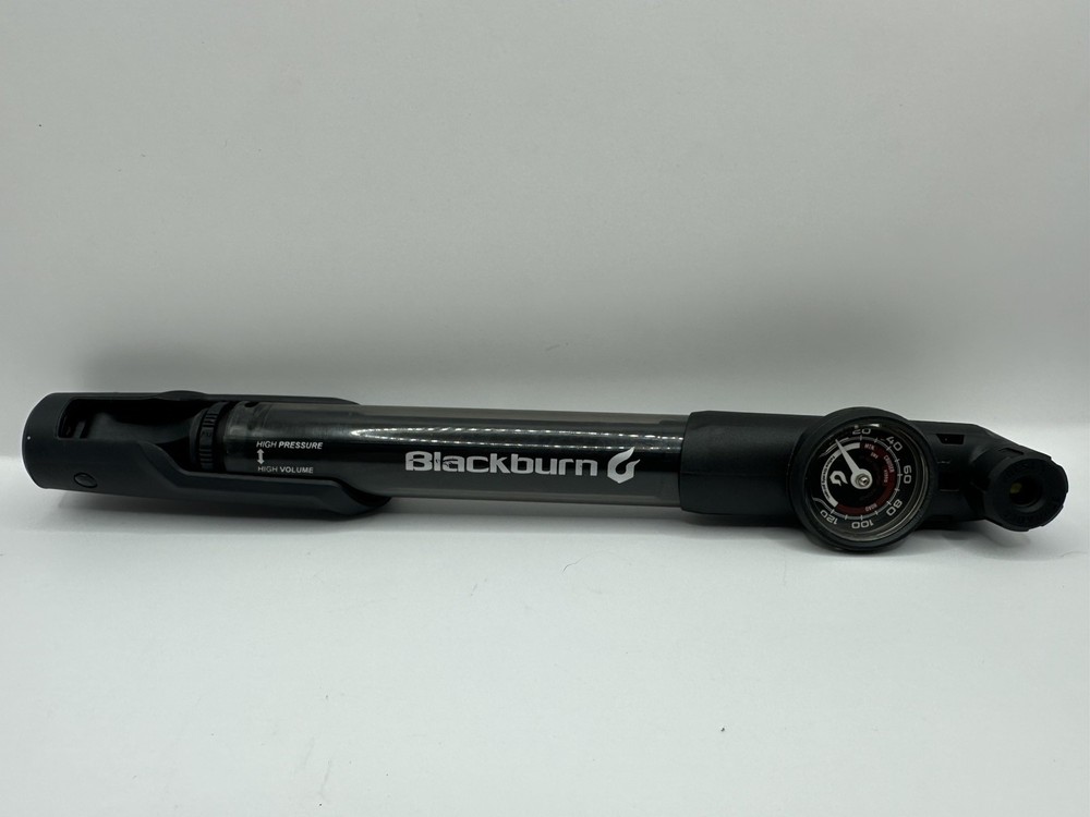 Blackburn Telescoping Bicycle Frame Pump with Gauge, Black