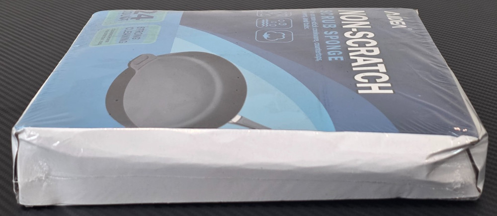 AIDEA Non Scratch Scrub Sponge for Non-Stick Cookware 24 Count Pack